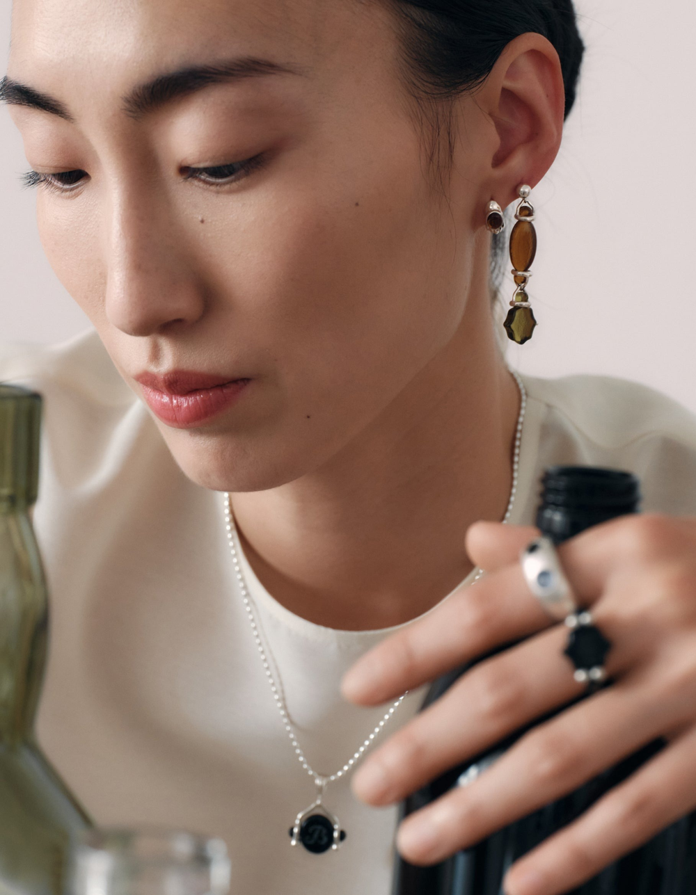 Scallop Hoop Earrings