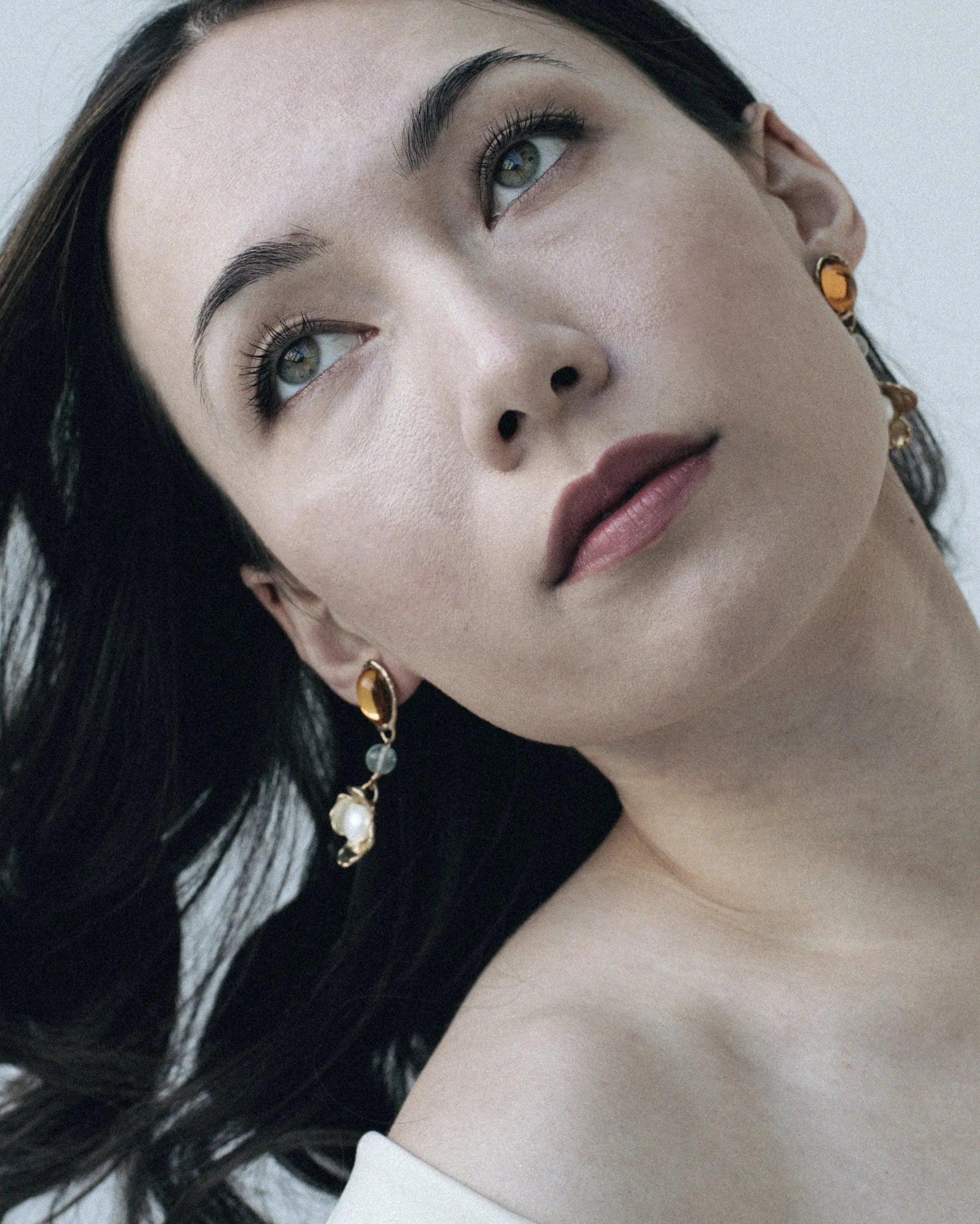 Amber Earrings by Anita Berisha - At Present Jewelry