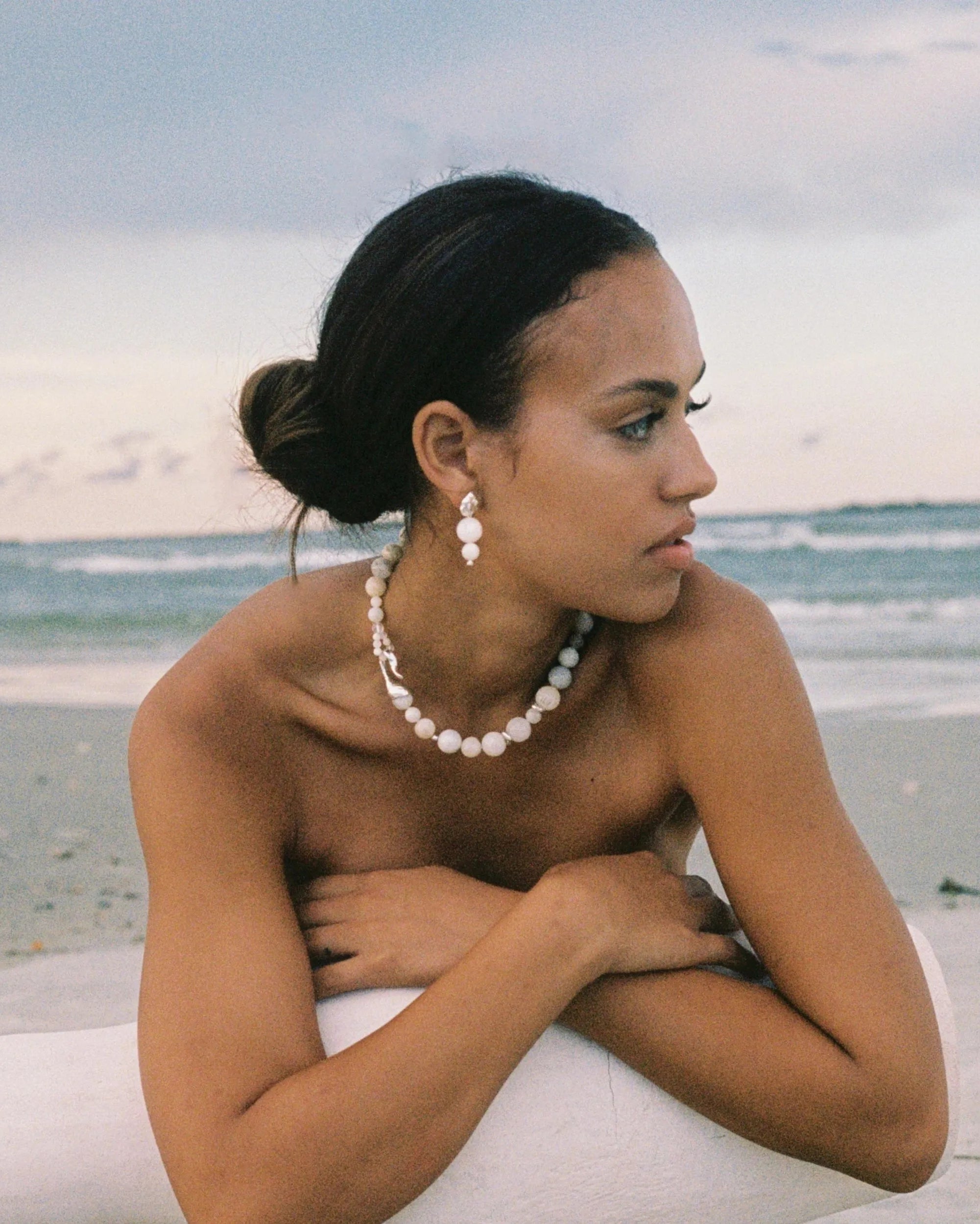 Blue Moon Collar by Anita Berisha - At Present Jewelry