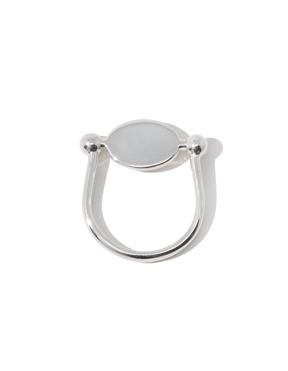 LAS Oval Swivel Ring | Metal | Engraving