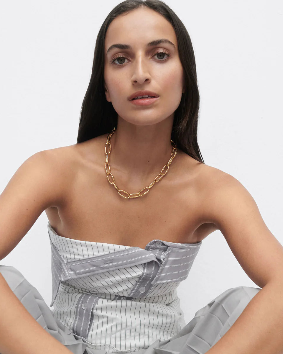 Loop Chain Necklace by PDPaola - At Present Jewelry