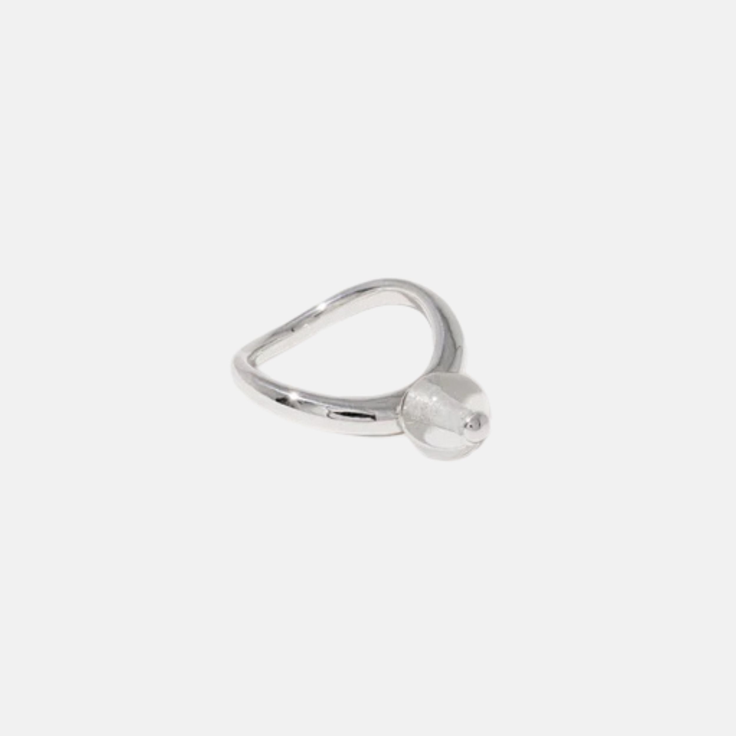 Pea Curve Ring | Small by CLED - At Present Jewelry