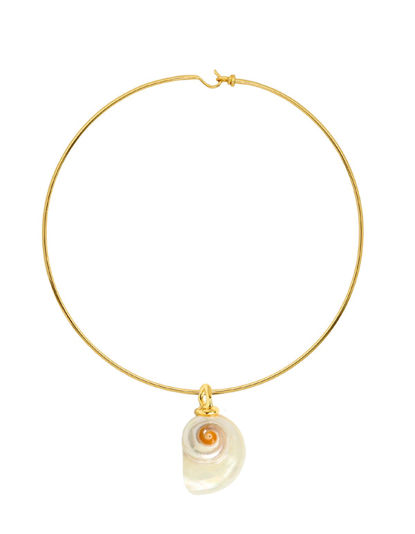Shell Charm Collar by Anita Berisha - At Present Jewelry