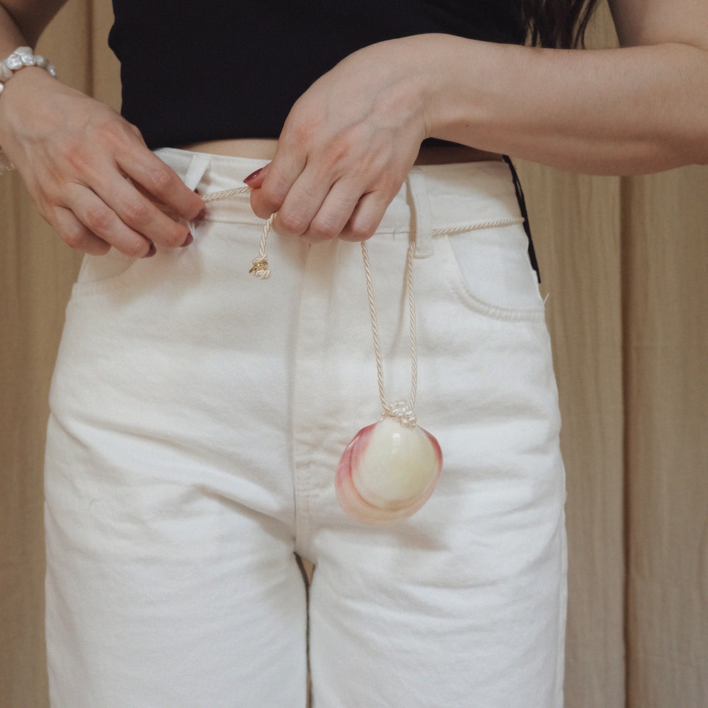 Clam Shell Pendant &amp; Belt by Anita Berisha - At Present Jewelry