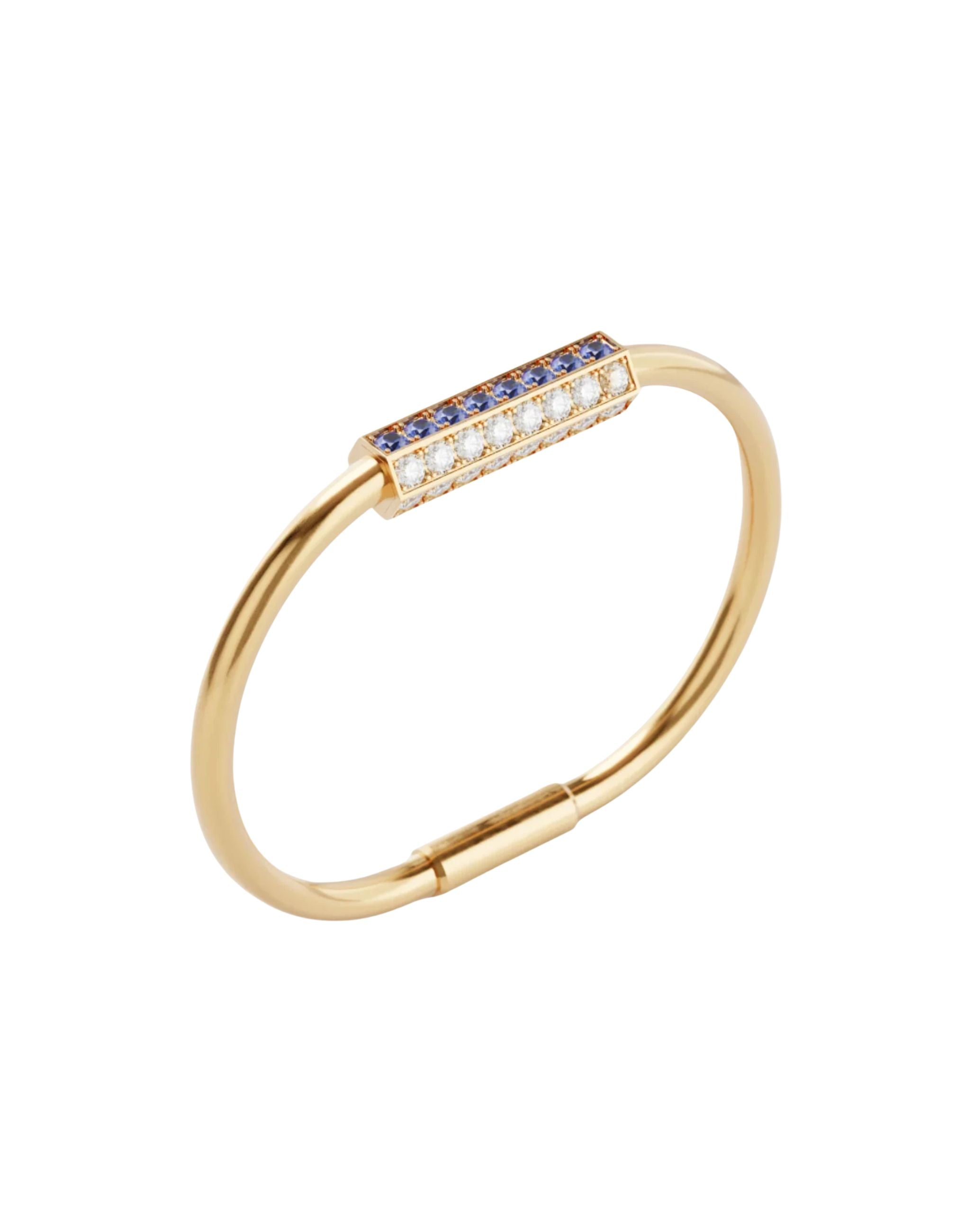 Love Lock Pave Bracelet