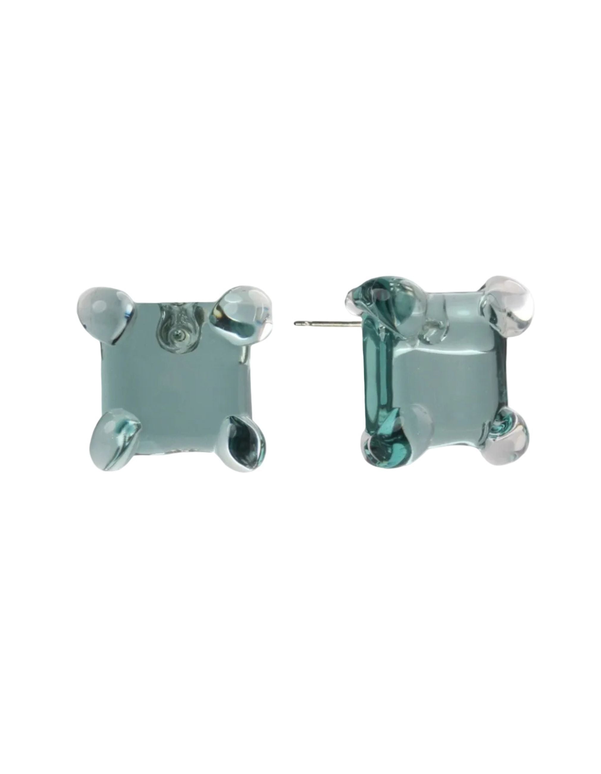 Square Prong Set Earrings