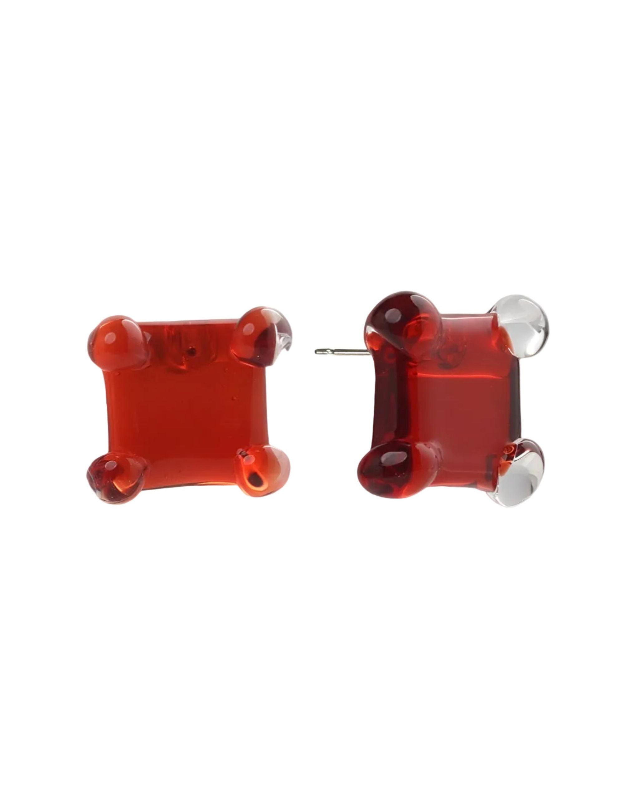Square Prong Set Earrings
