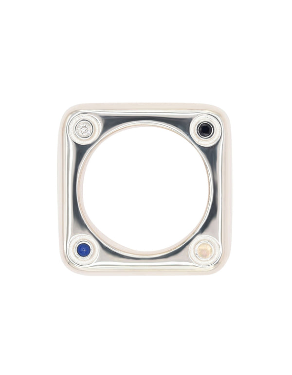 BOLD Ring, Silver by Jalil Johnson : At Present Collection - At Present Jewelry