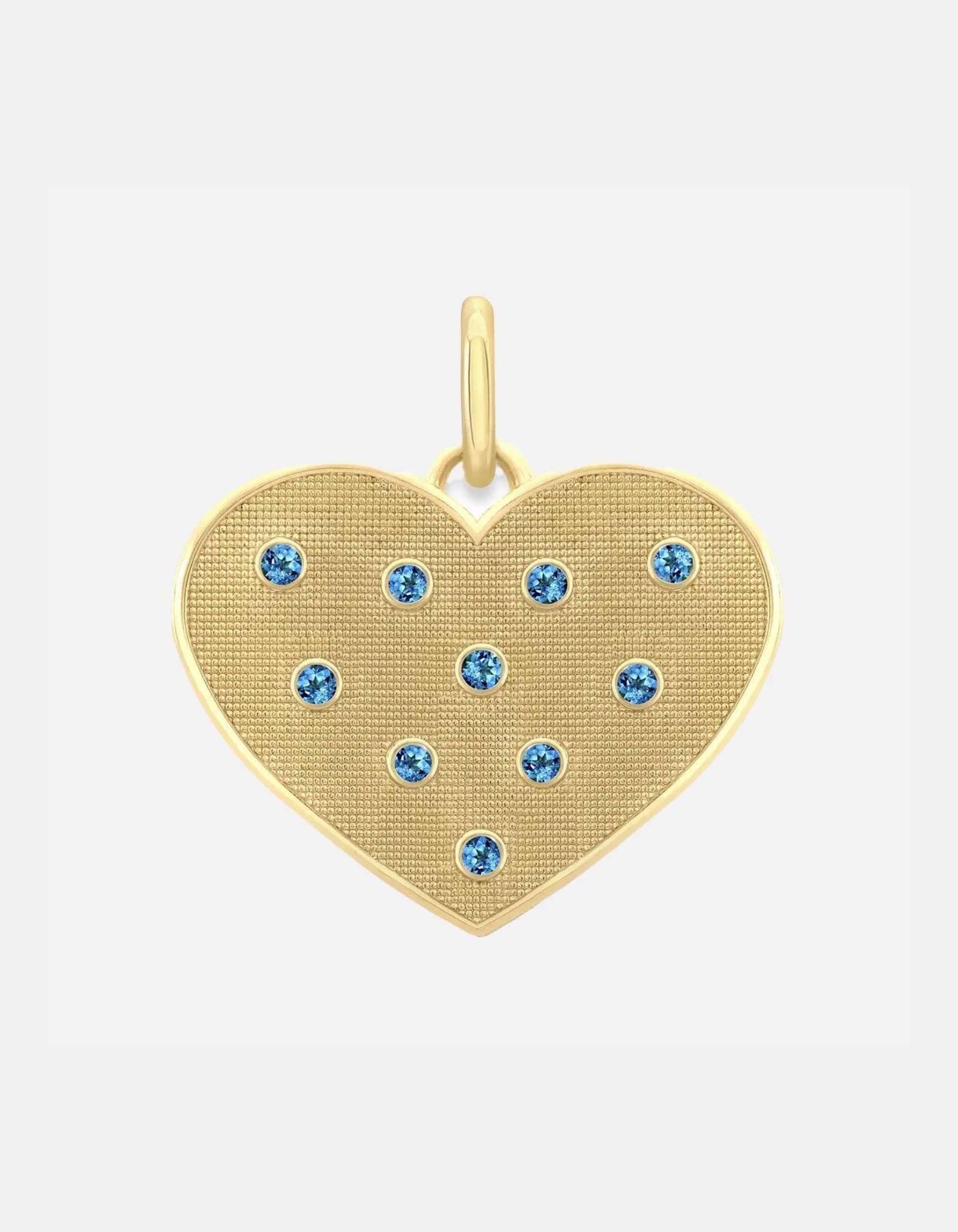 Birthstone Heart Pendant