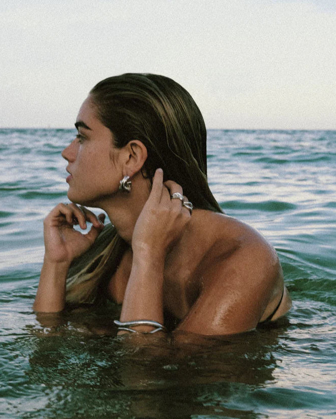 The Big Wave Earrings by Anita Berisha - At Present Jewelry