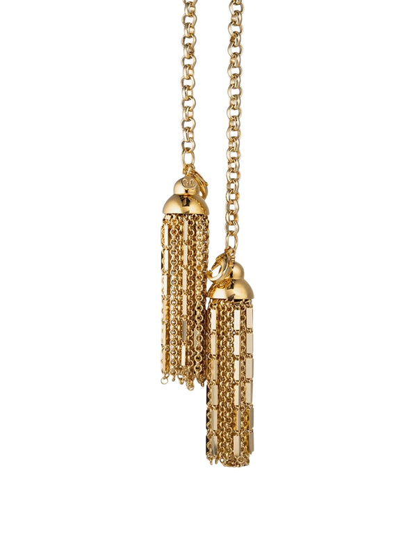 Tassel Necklace by Christina Caruso - At Present Jewelry