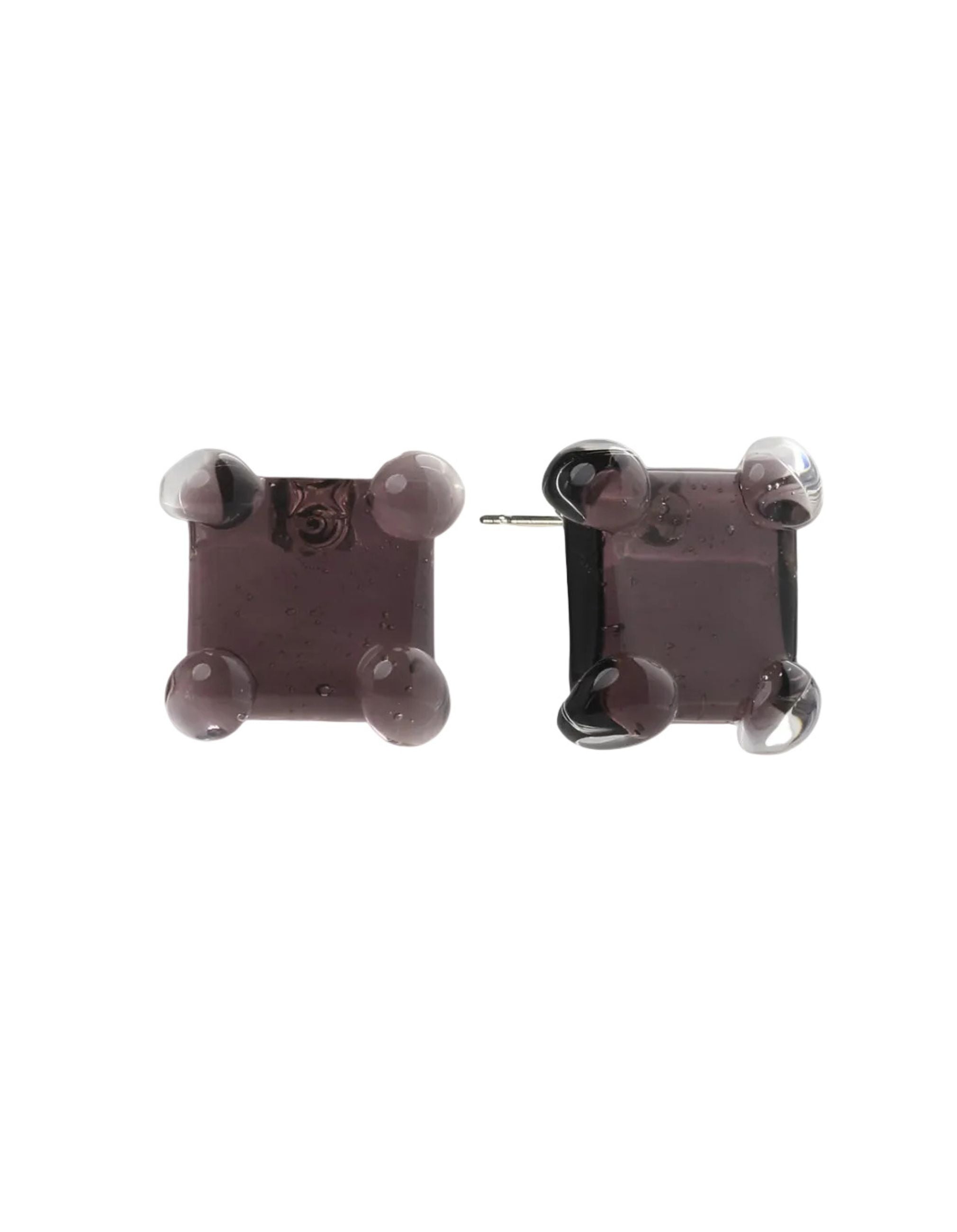 Square Prong Set Earrings