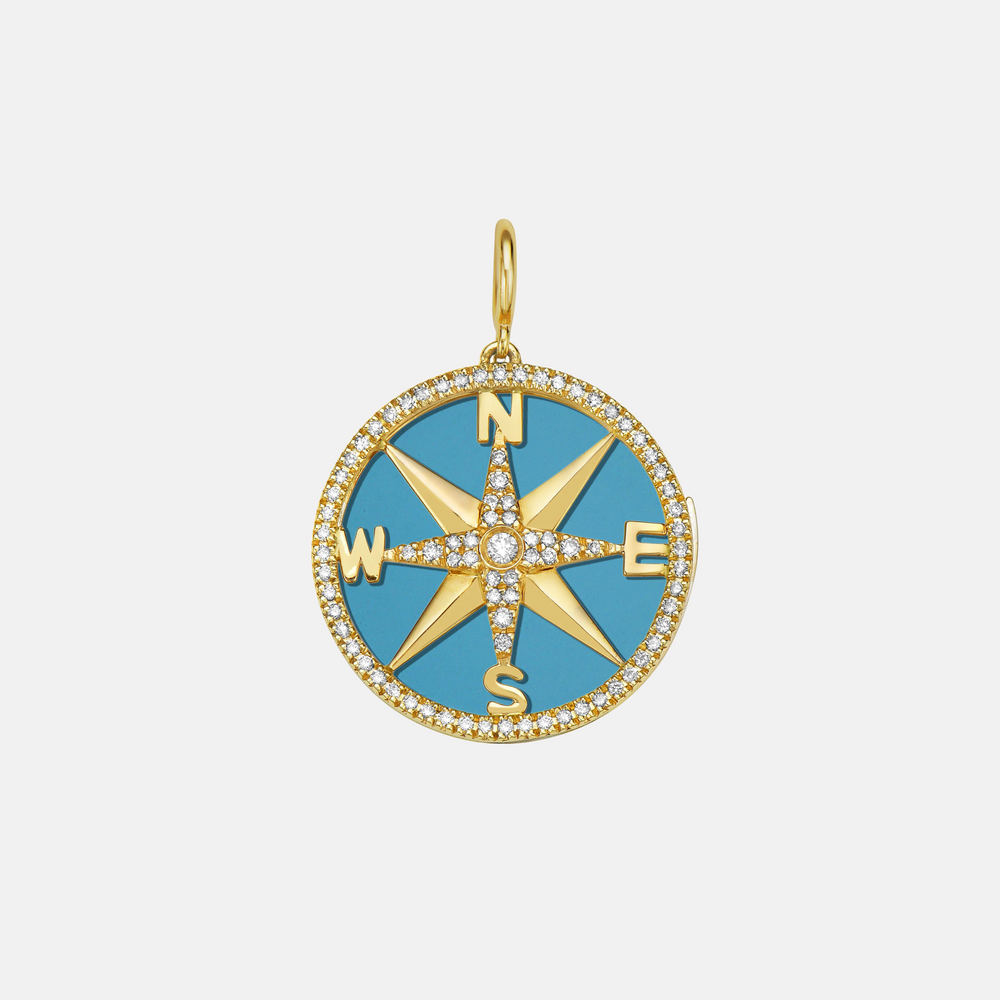 Seasons Compass Interchangeable Gemstone Charm by Lionheart - At Present Jewelry