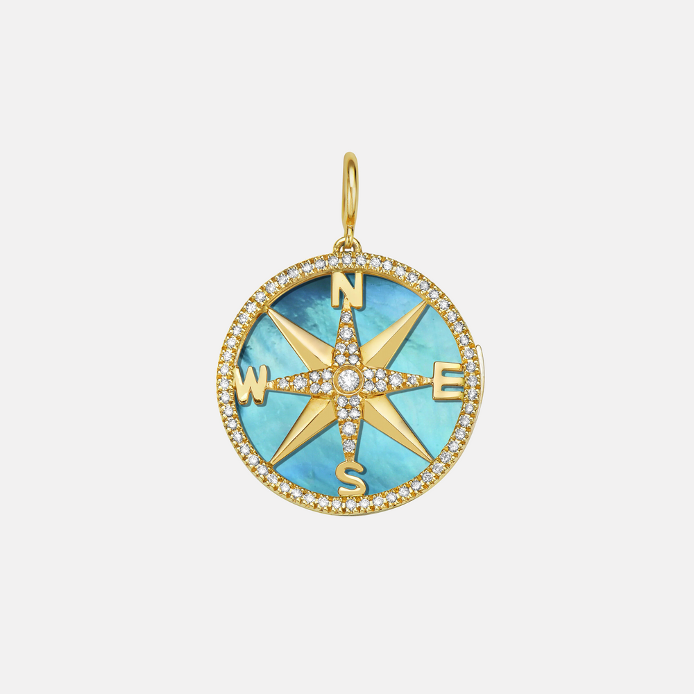 Seasons Compass Interchangeable Gemstone Charm by Lionheart - At Present Jewelry