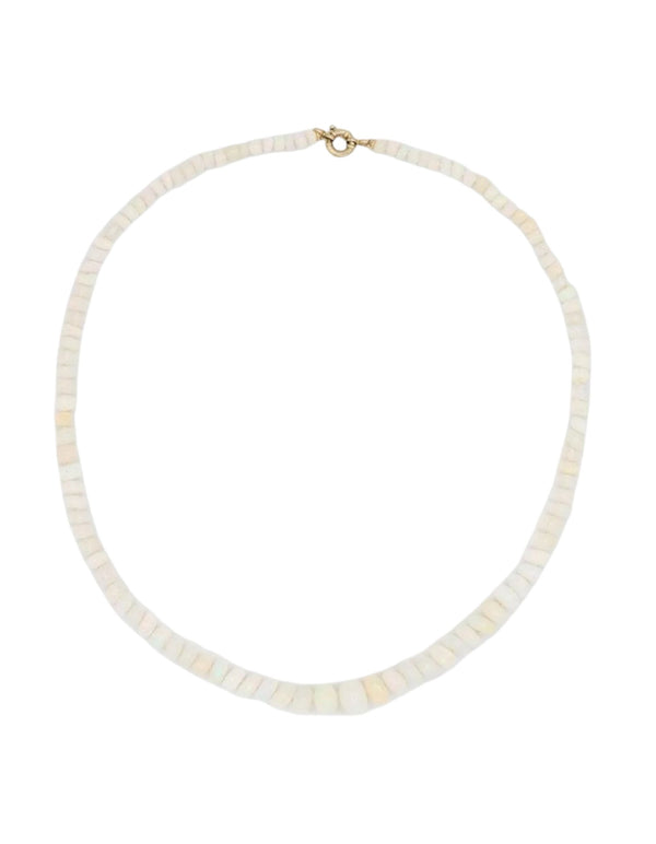 Cloud Opal Necklace by Encirkled Jewelry - At Present Jewelry