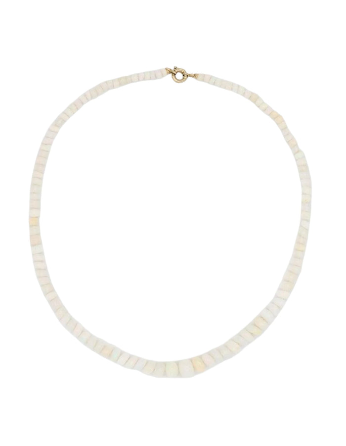Cloud Opal Necklace by Encirkled Jewelry - At Present Jewelry