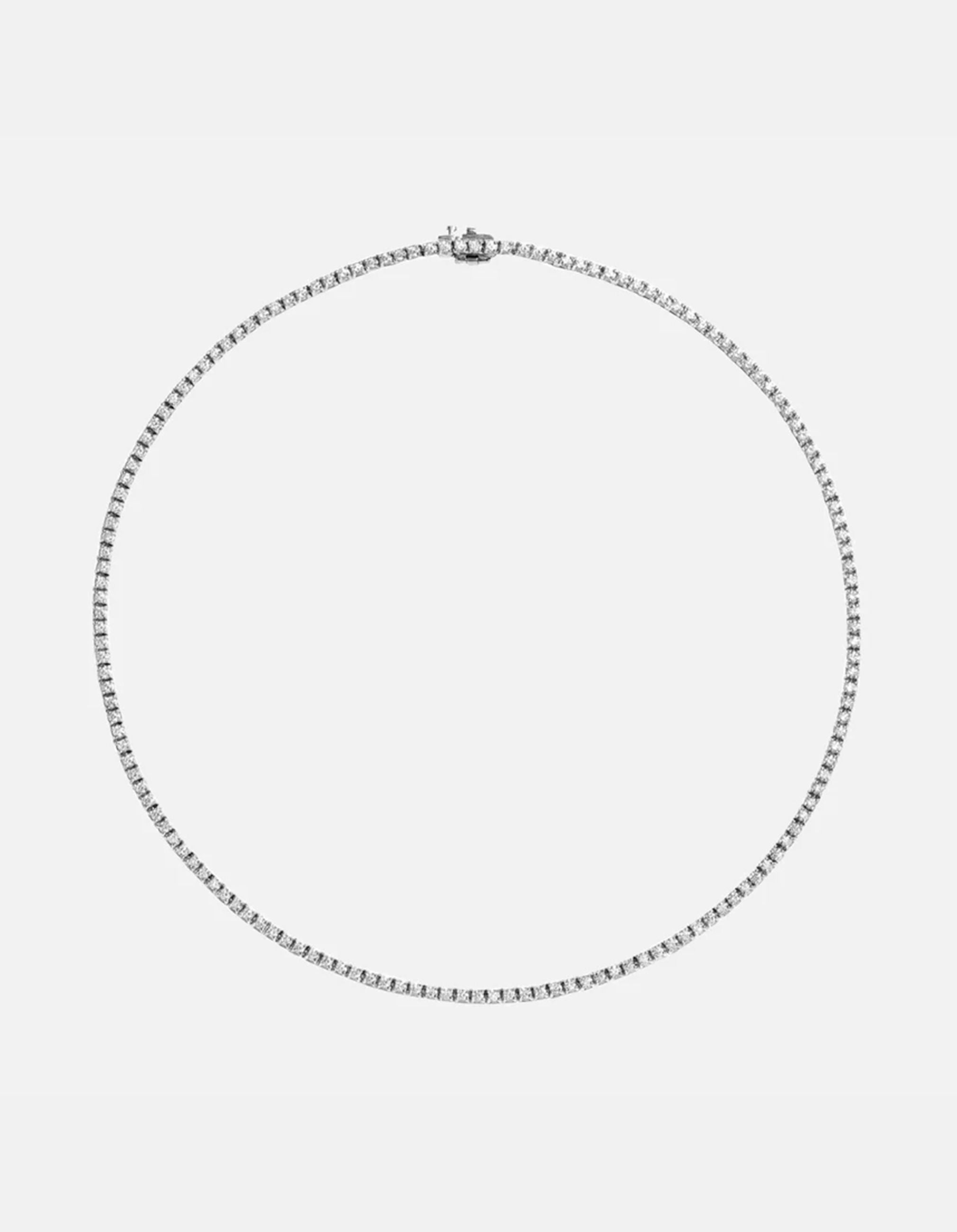 Diamond Tennis Necklace, 3.25ct