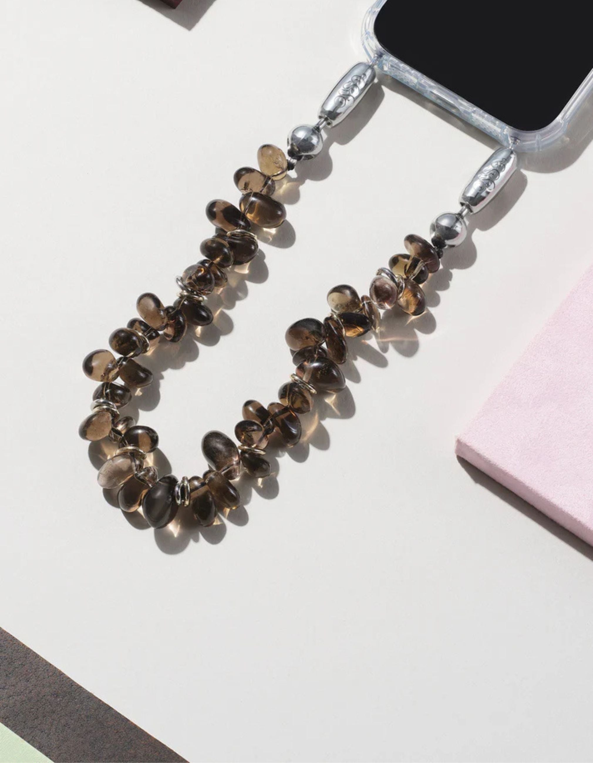 Smoky Quartz Wristlet