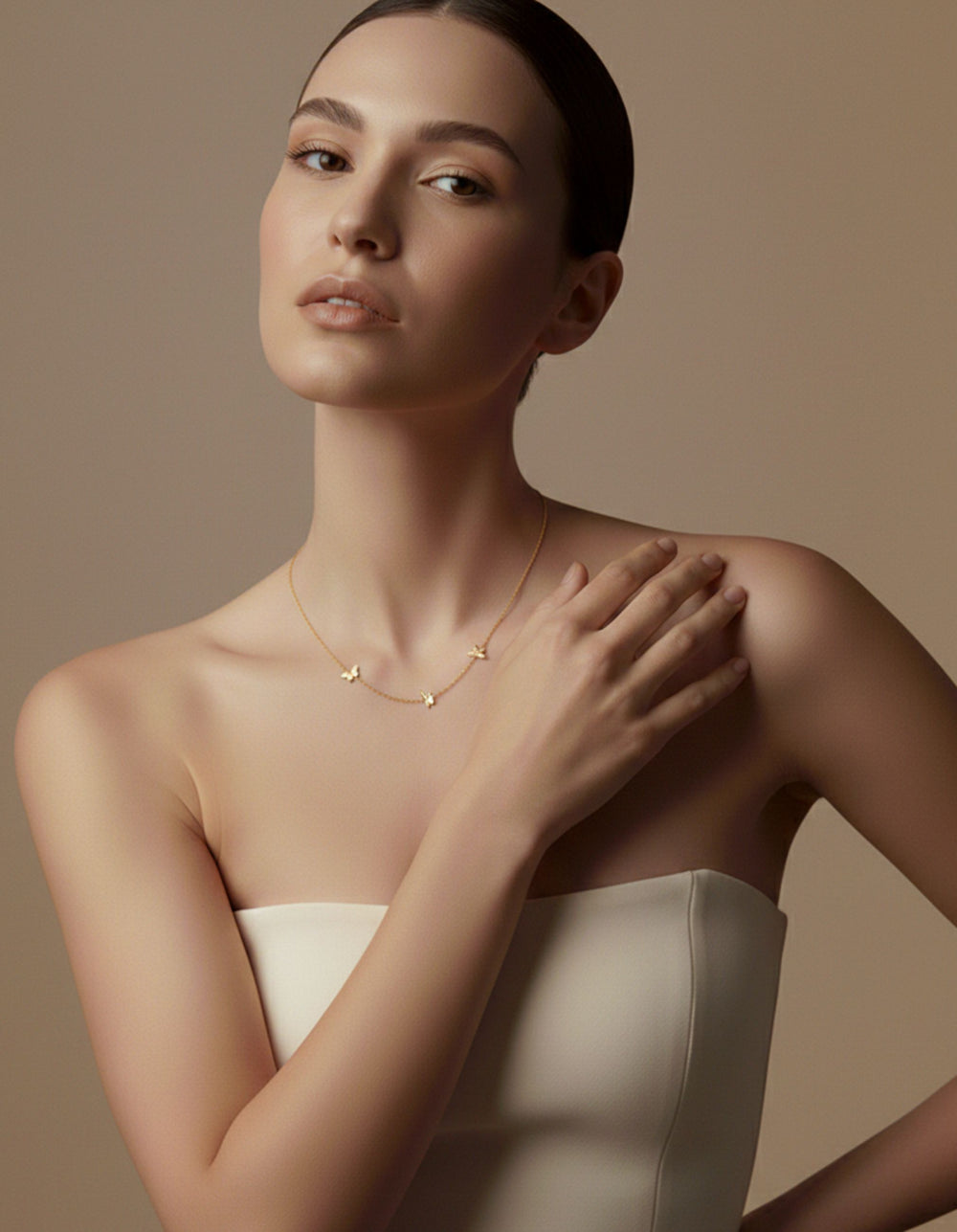 Tiny Asterope 3 Migration Necklace