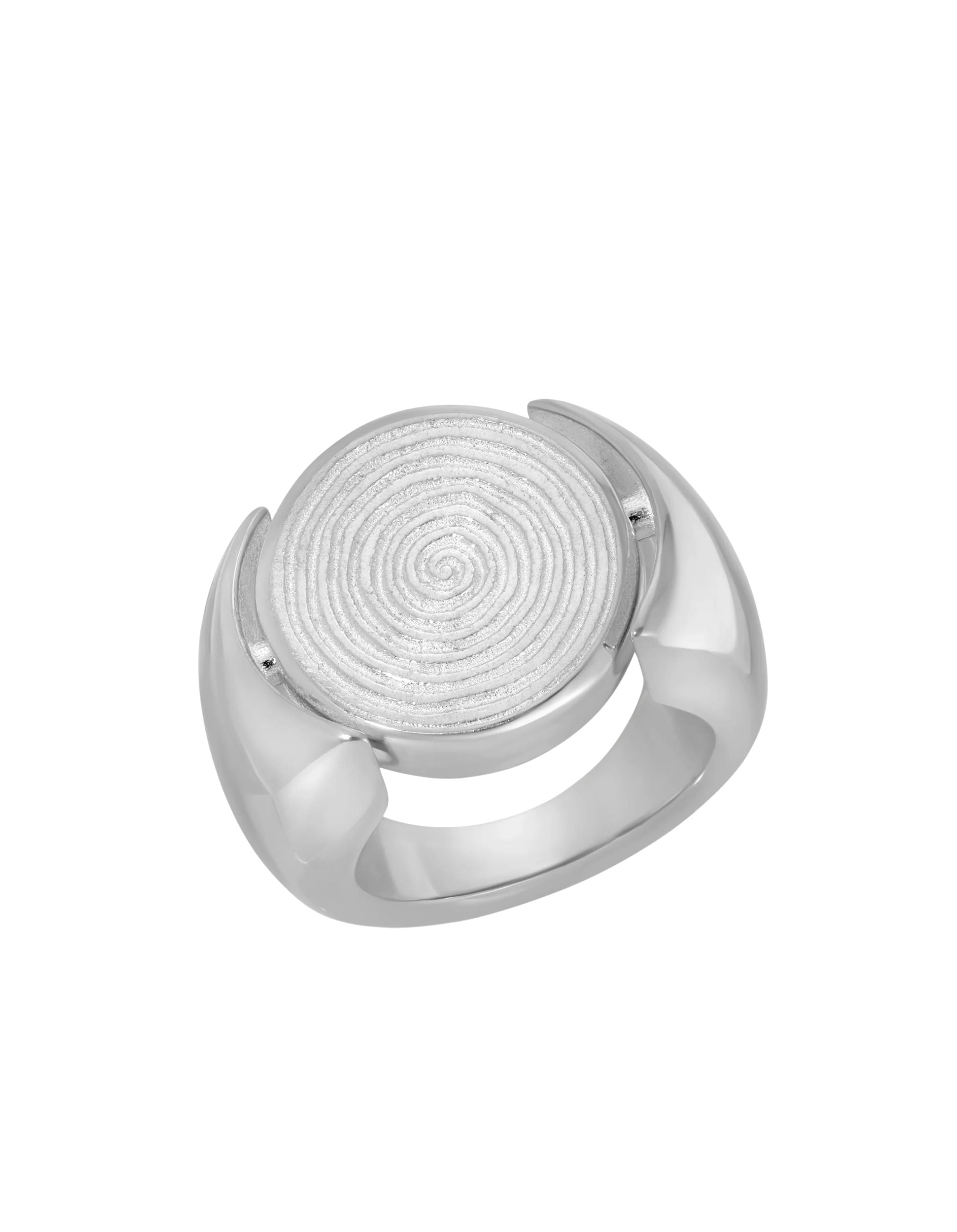 Reversible Black Bullseye Ring