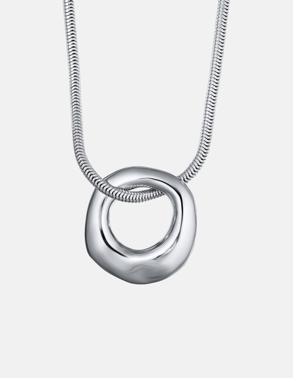 Organic Circle Pendant by Christina Caruso - At Present Jewelry