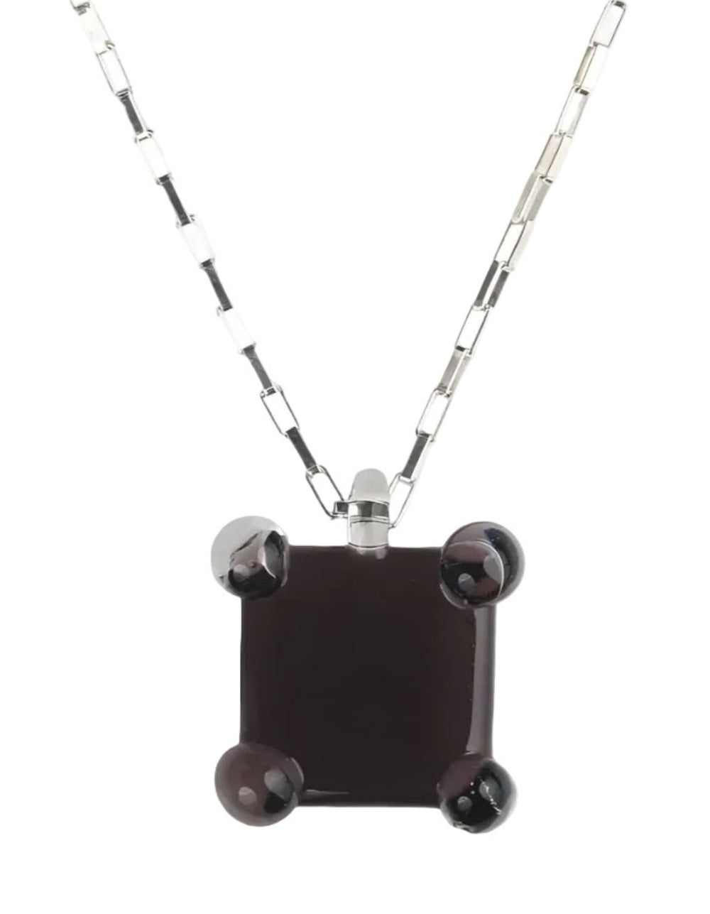 Prong Square Necklace
