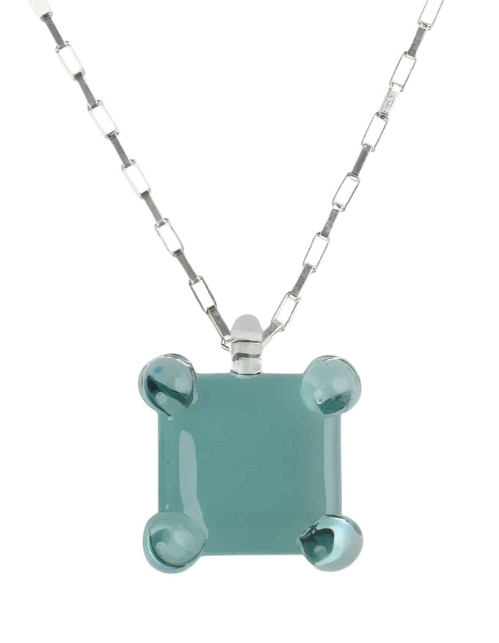 Prong Square Necklace