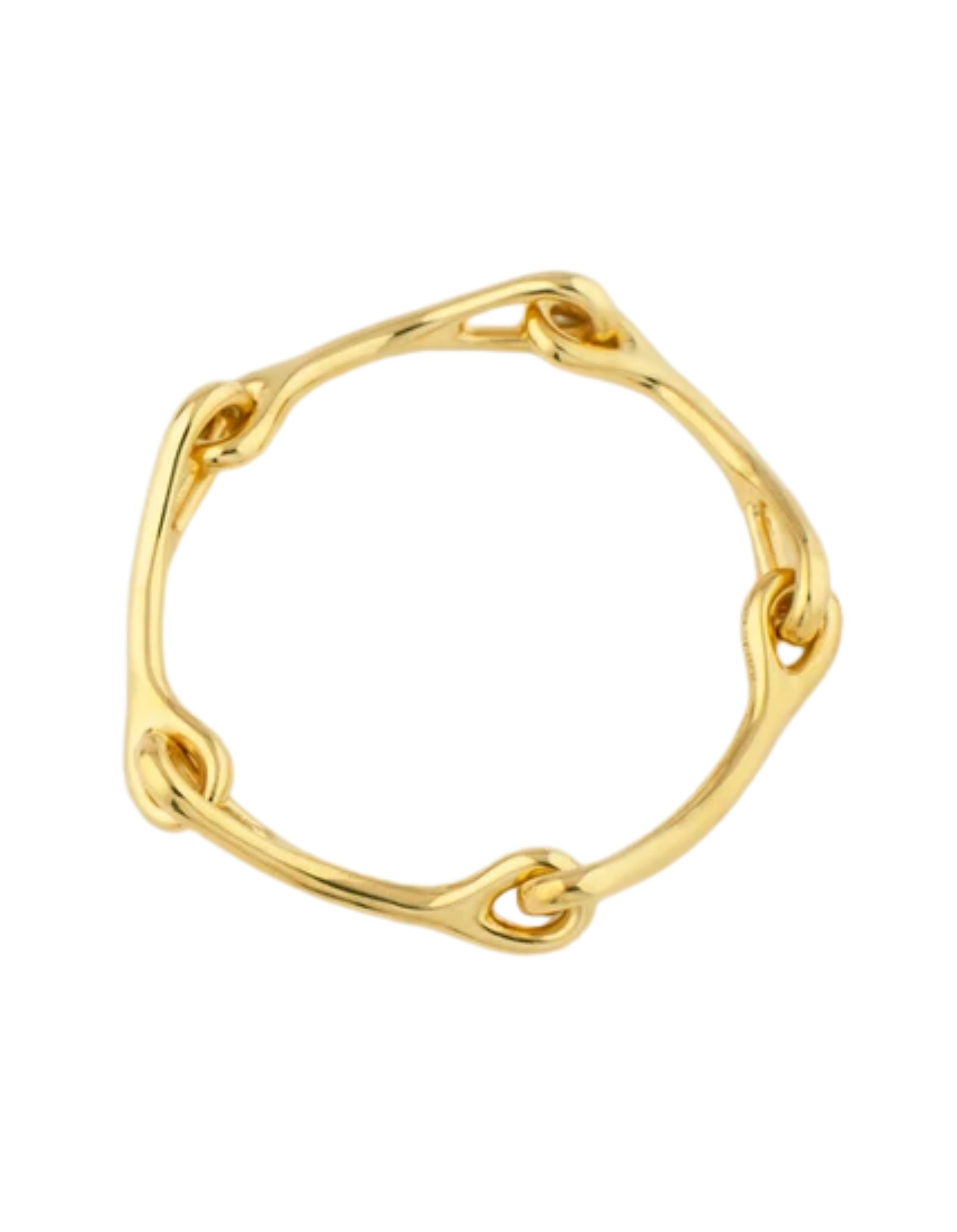 Sabine Link Bracelet in Vermeil