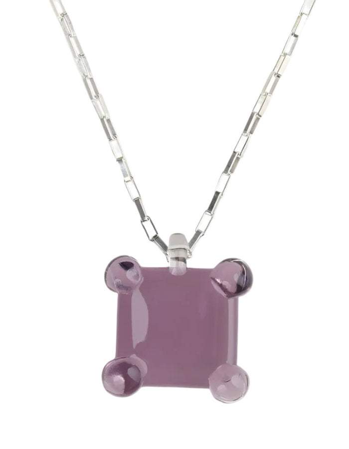Prong Square Necklace