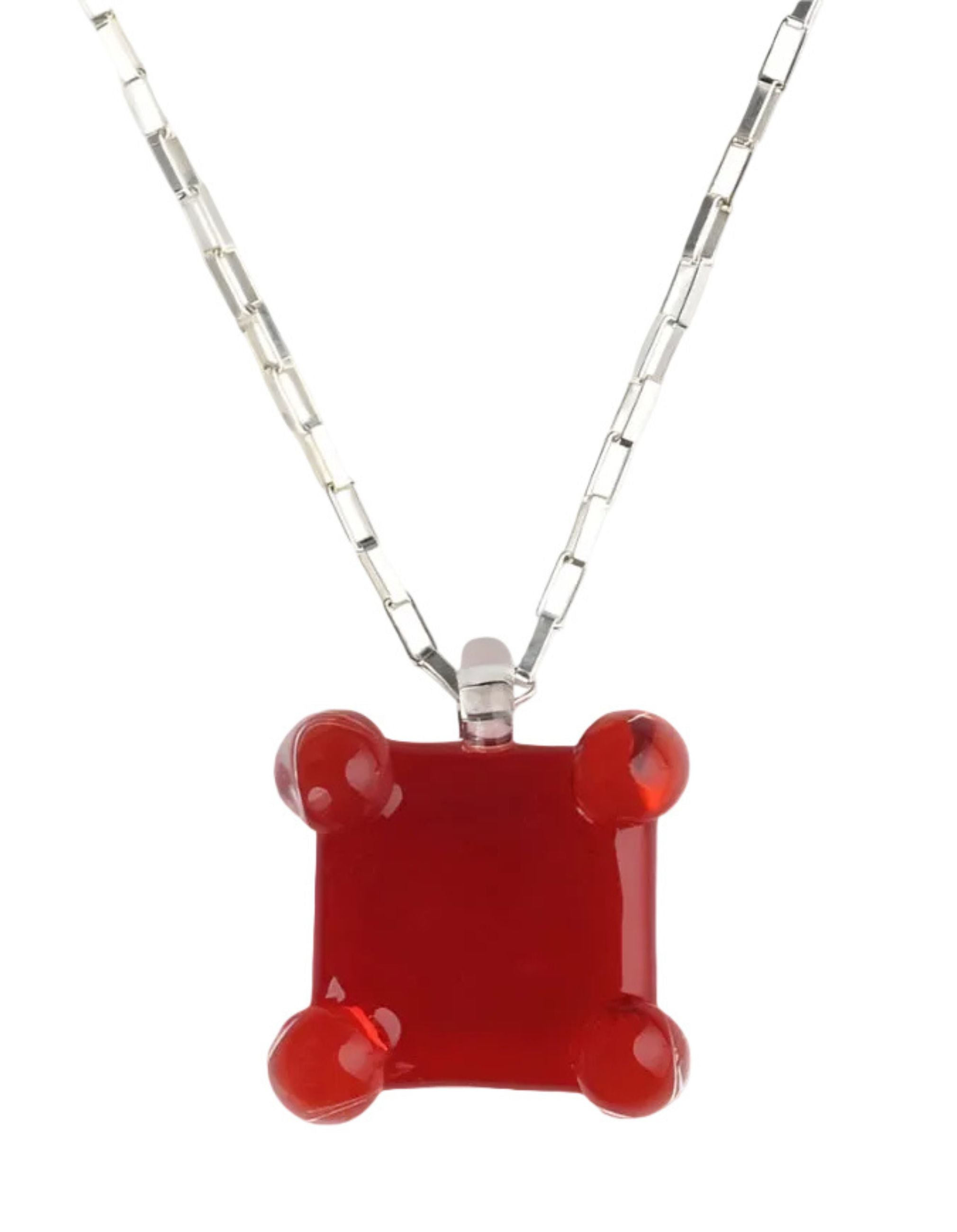 Prong Square Necklace