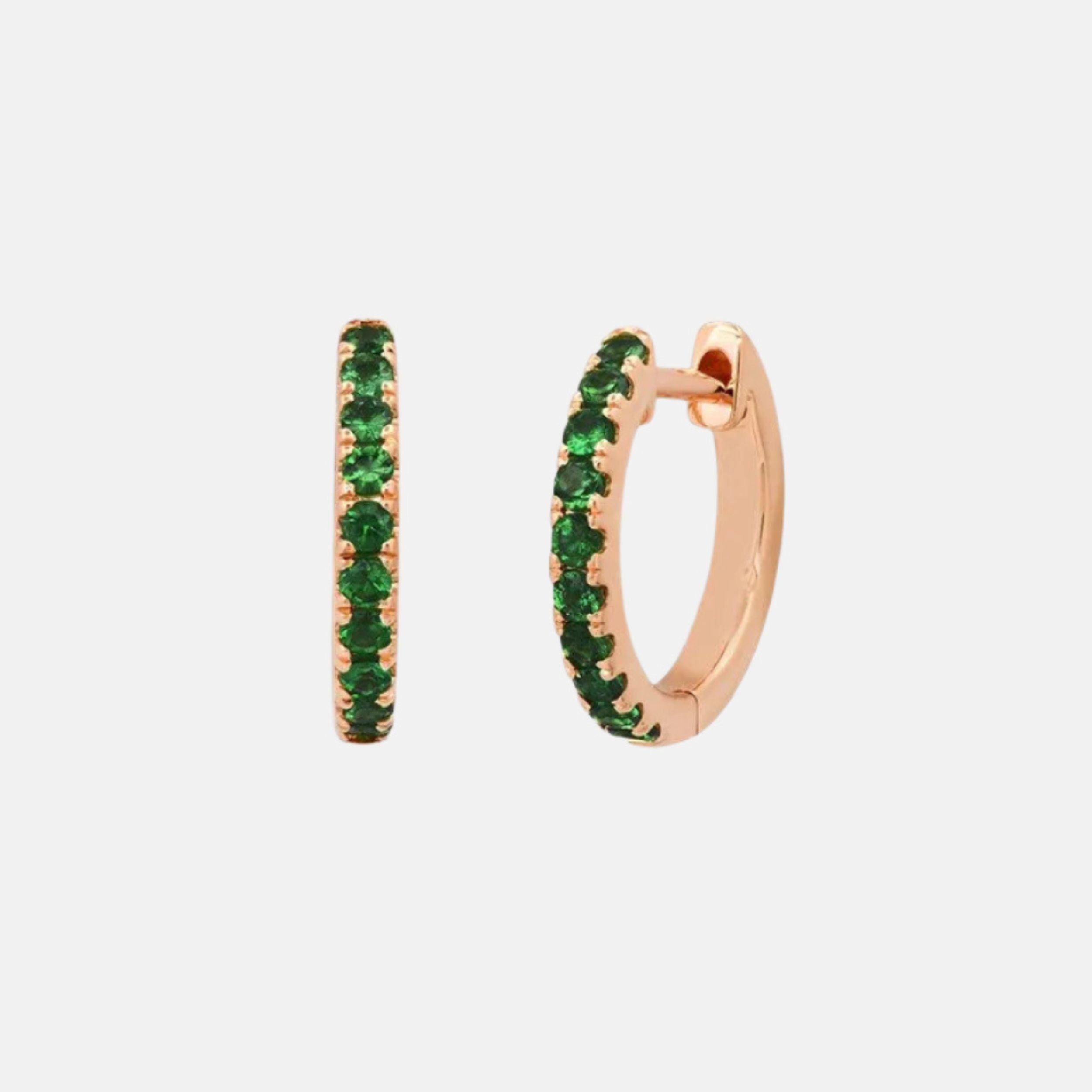 Standard Gemstone Huggies by Eriness - At Present Jewelry