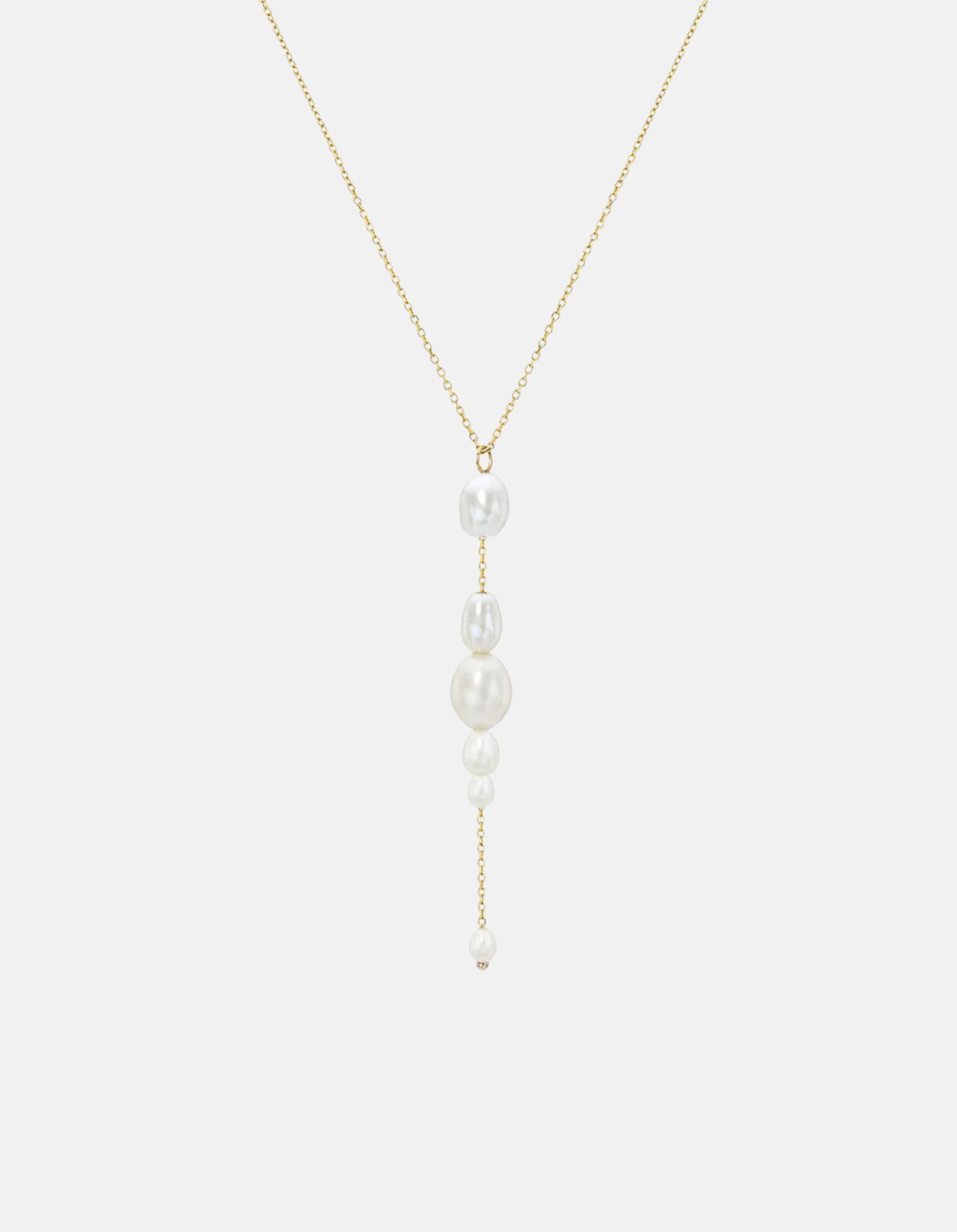 Palazzo Necklace, White by White/Space - At Present Jewelry