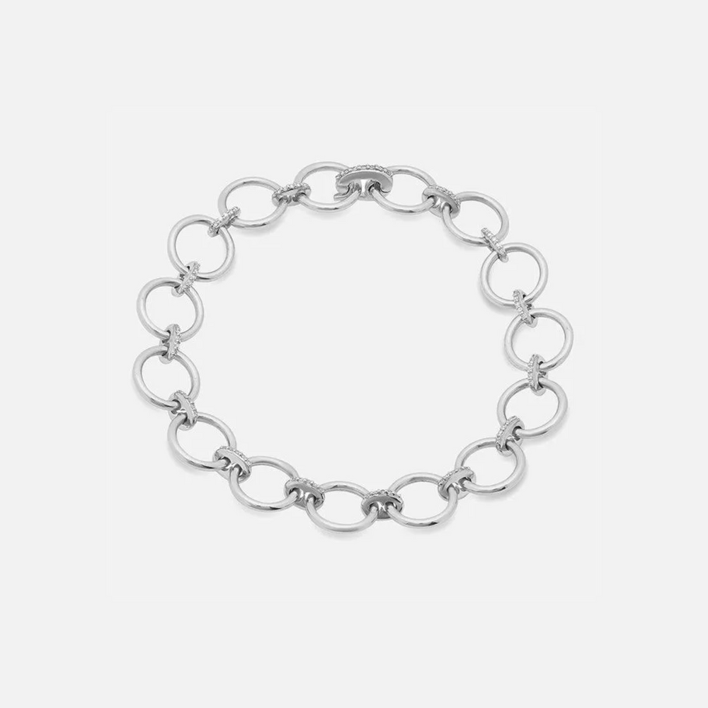 Diamond Loop Bracelet by Eriness - At Present Jewelry