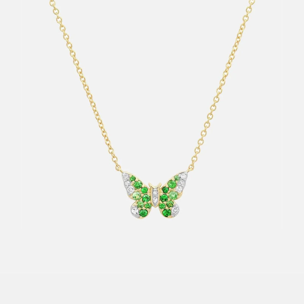 Mini Ombré Butterfly Necklace by Eriness - At Present Jewelry