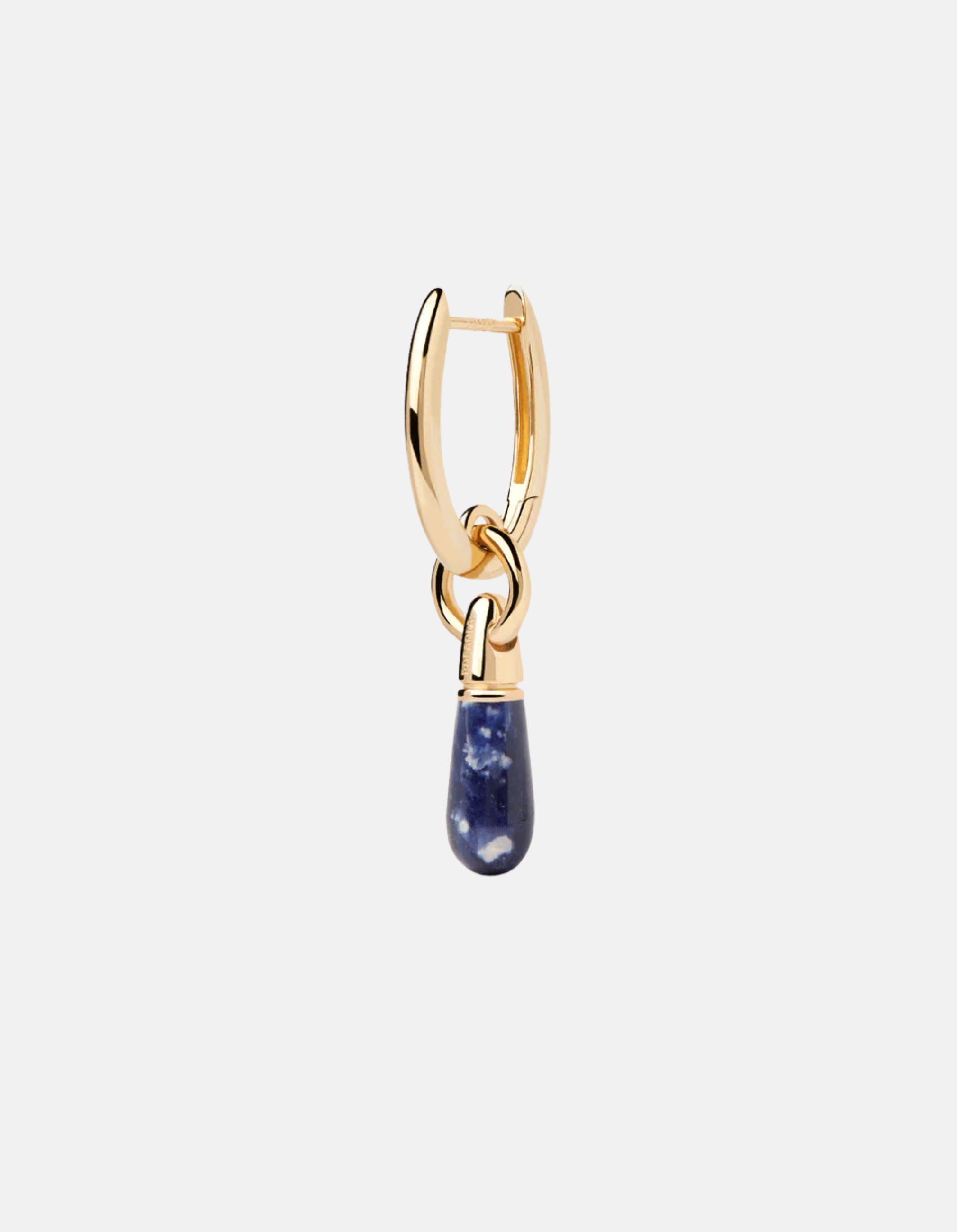 Sodalite Jupiter Single Hoop by PDPaola - At Present Jewelry