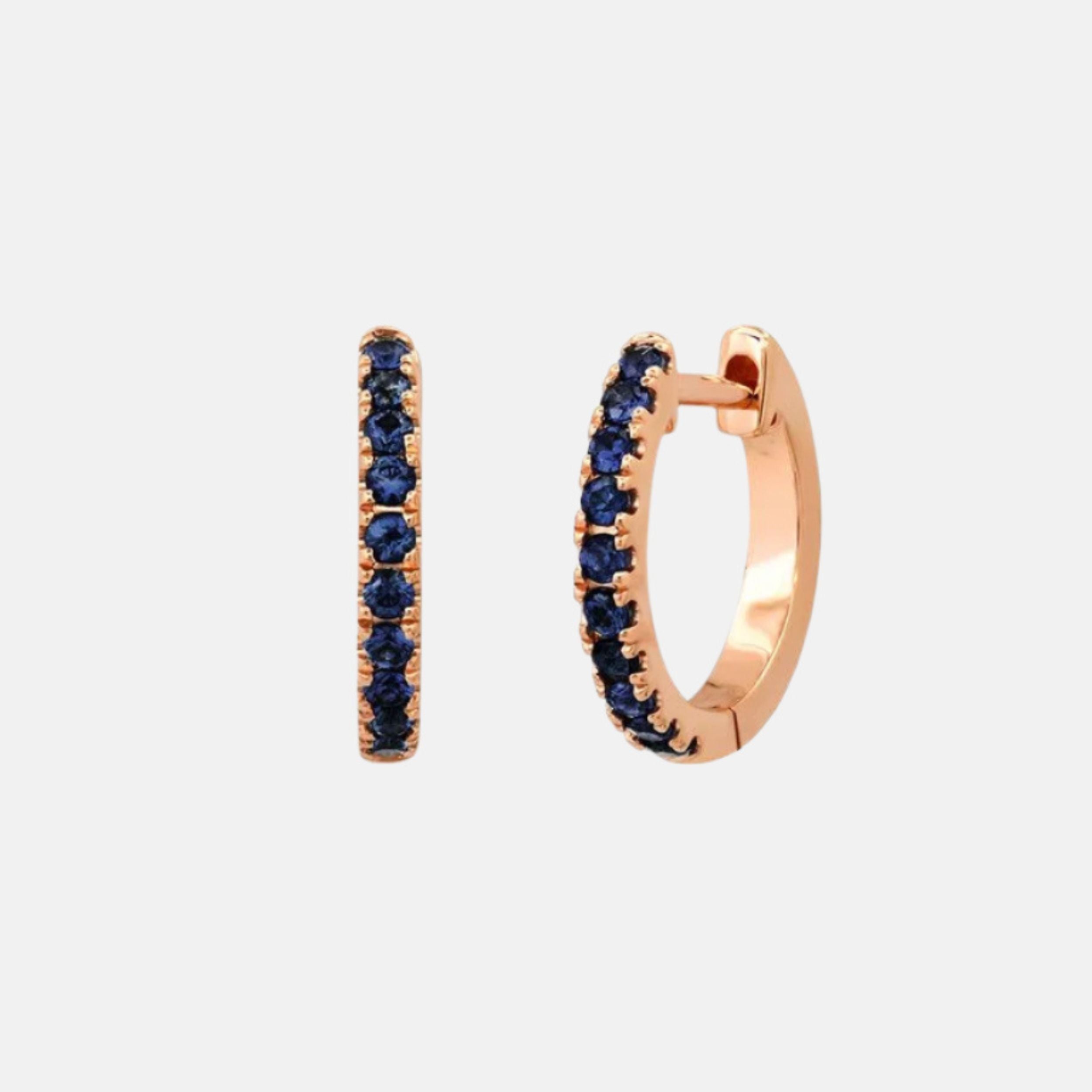 Standard Gemstone Huggies by Eriness - At Present Jewelry