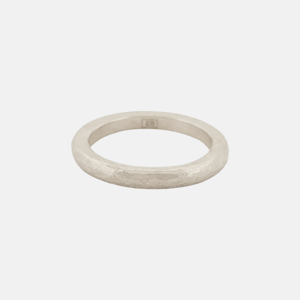 Eli Stacking Band, Silver by ELIBURCH - At Present Jewelry