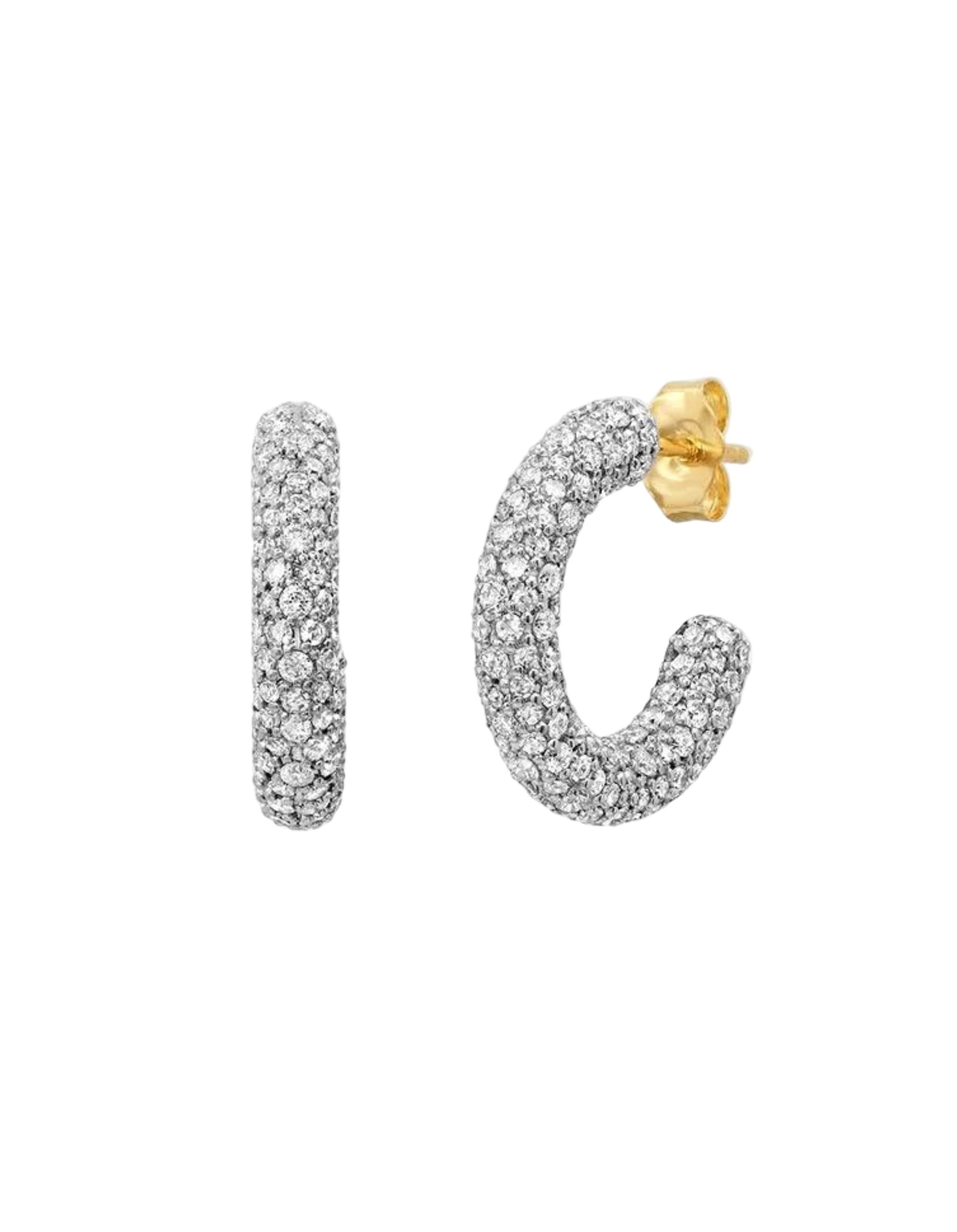 Mini Diamond Party Hoops