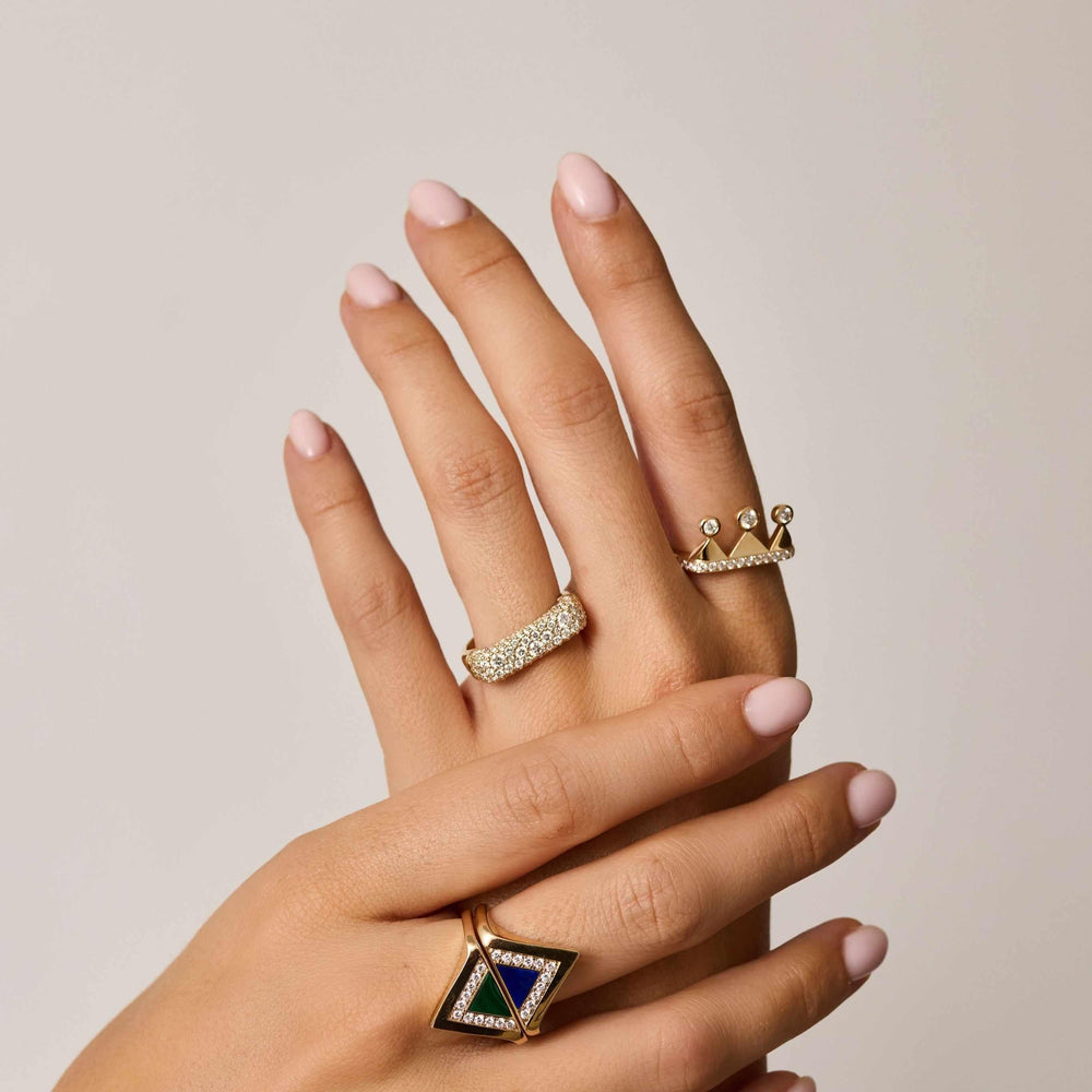 Sparkle Stack Ring by Eden Presley - At Present Jewelry