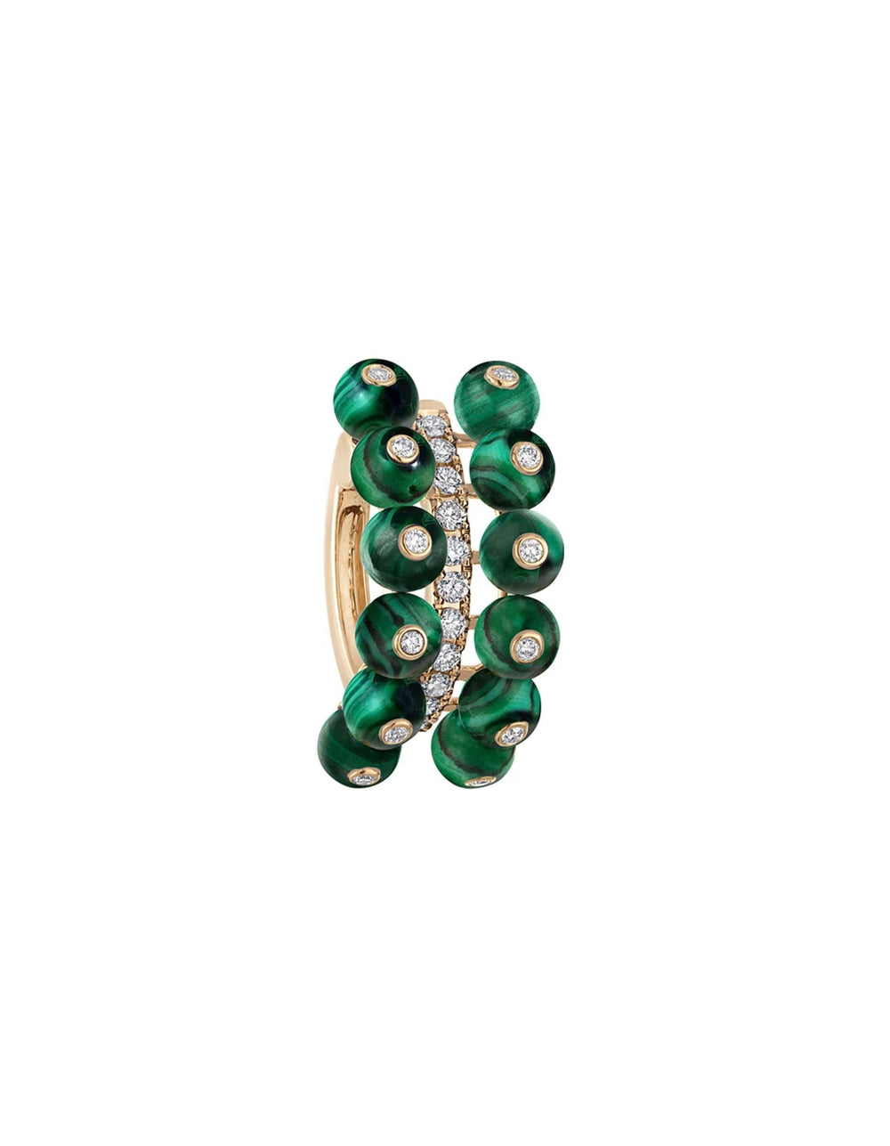 Bubbles Double Row Ear Cuff