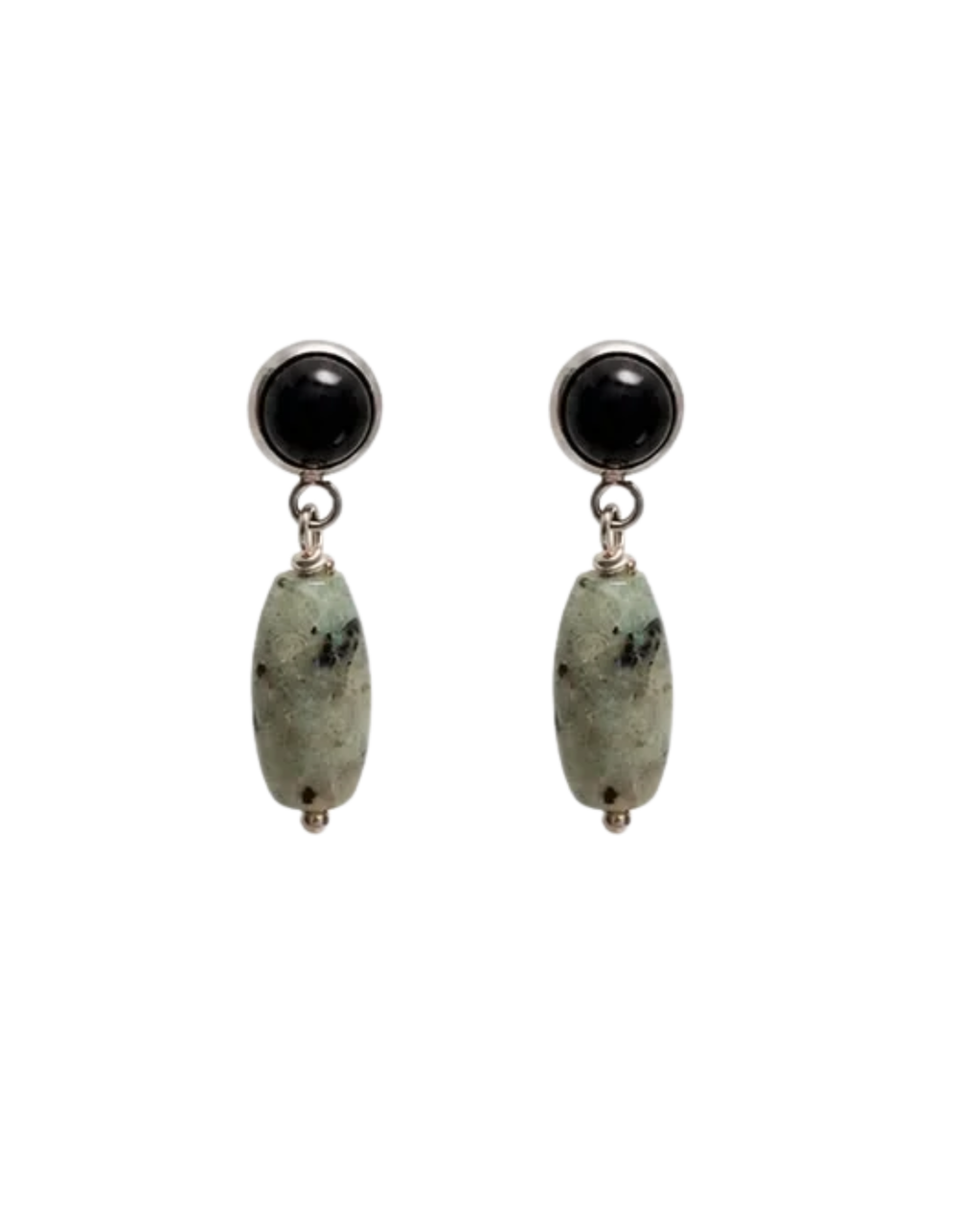 Sesame Jasper Drop Earrings