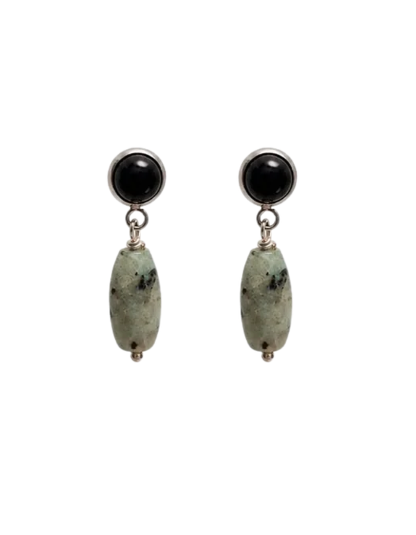 Sesame Jasper Drop Earrings