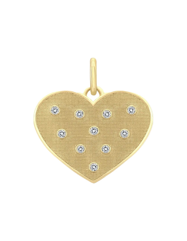 Birthstone Heart Pendant by Alice Pierre - At Present Jewelry