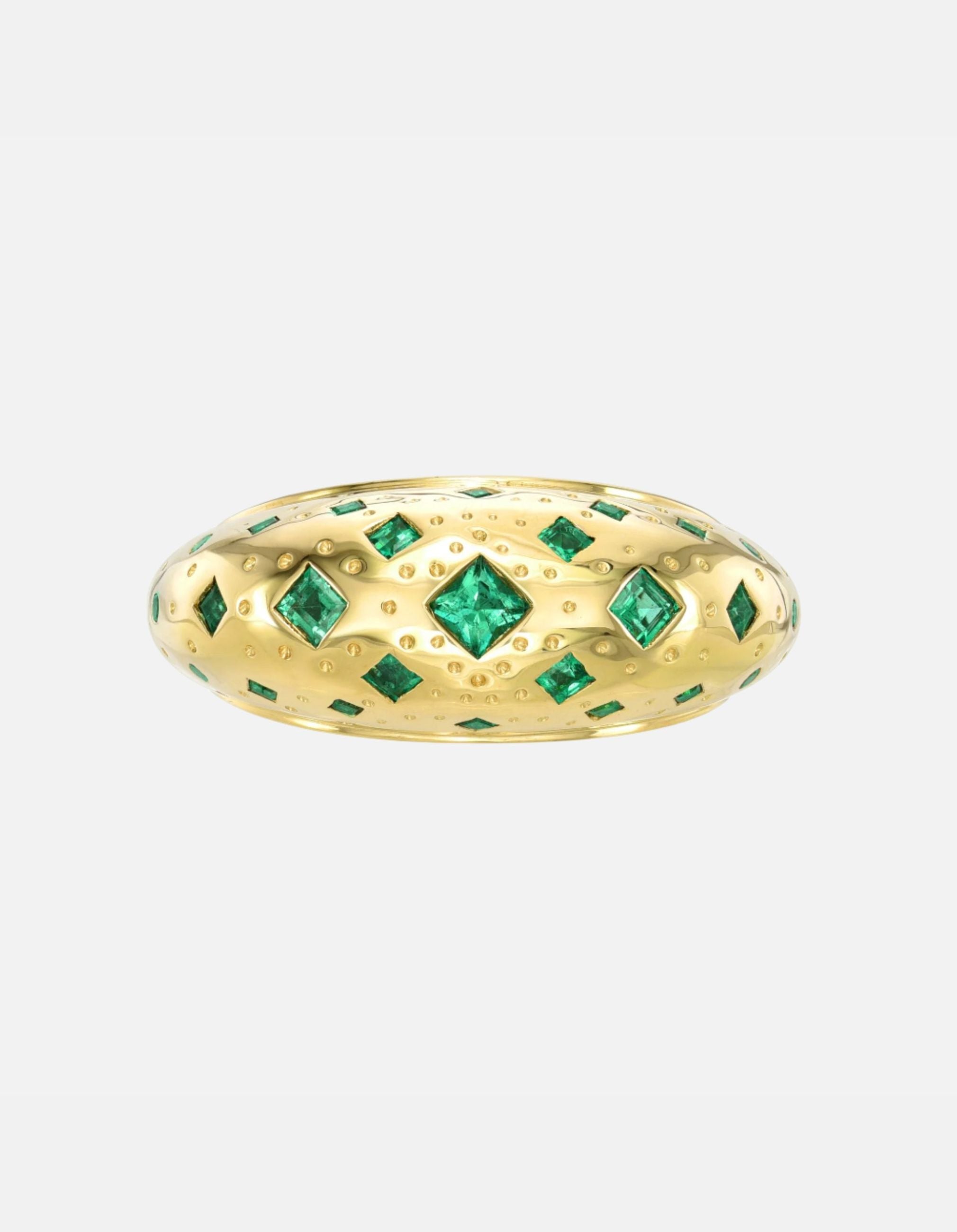 Emerald Chaos Band by Meredith Young - At Present Jewelry