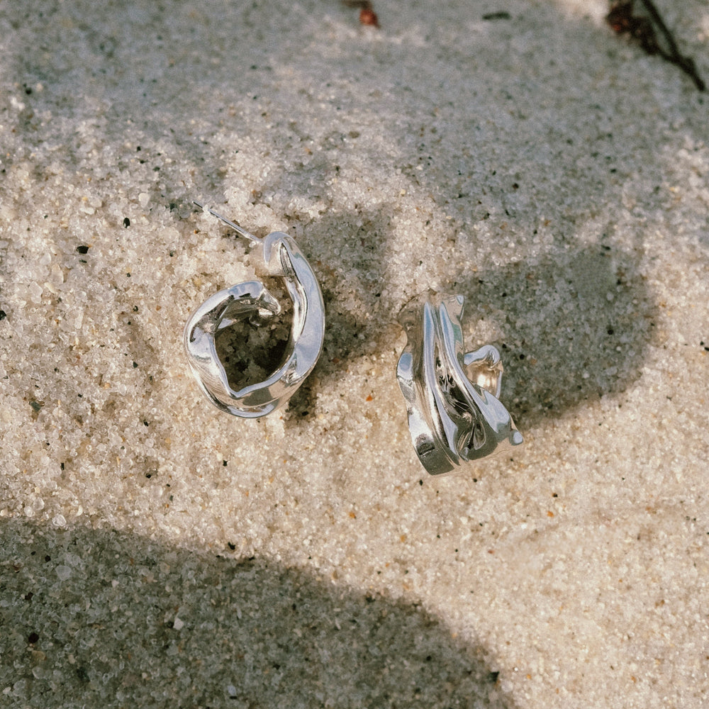 The Big Wave Earrings by Anita Berisha - At Present Jewelry