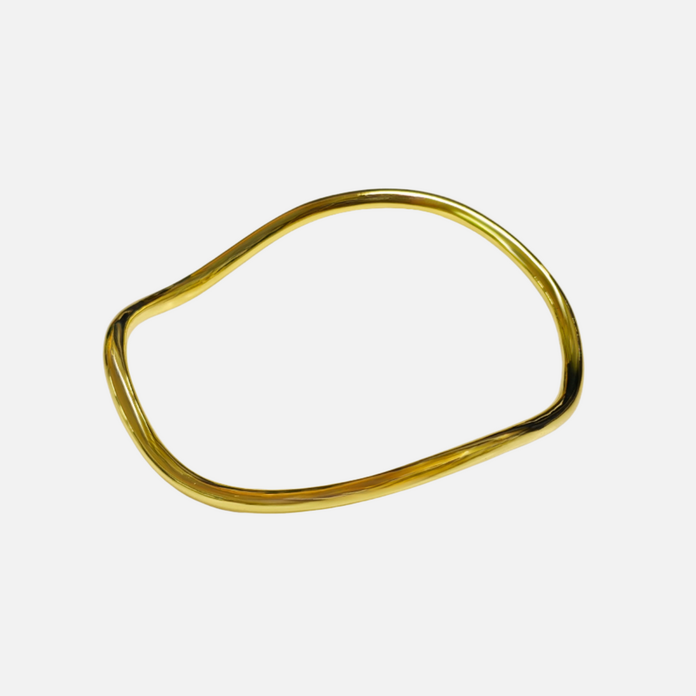 It Comes in Waves Bangle by Anita Berisha - At Present Jewelry