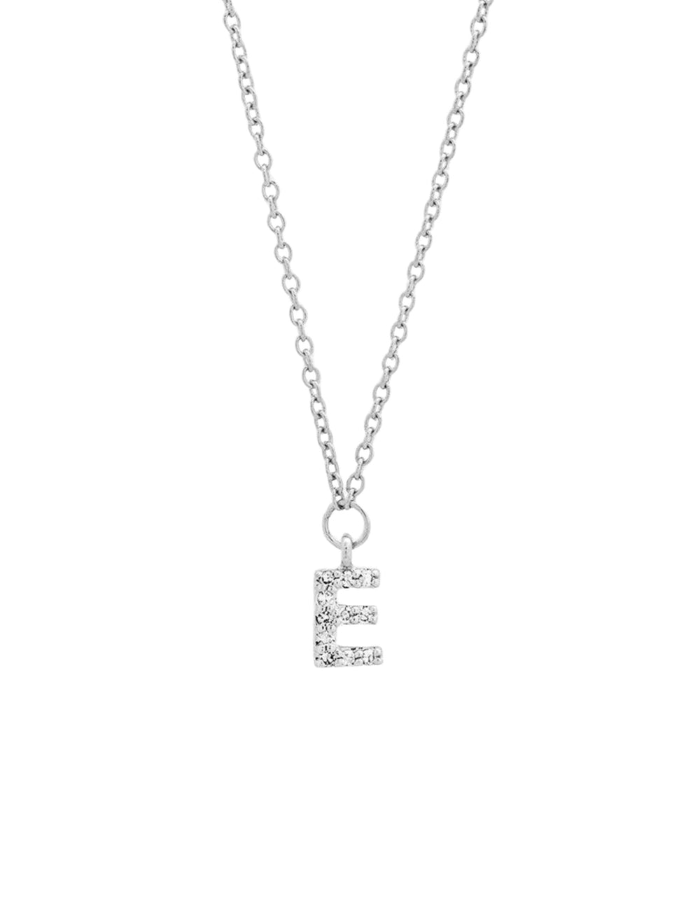 Diamond Mini Initial Necklace
