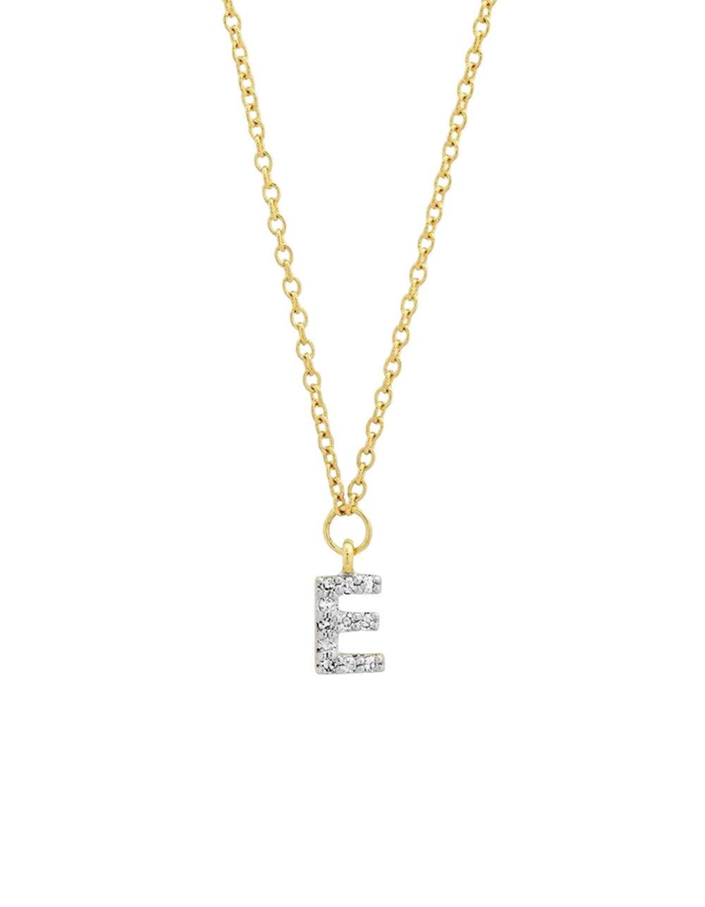 Diamond Mini Initial Necklace