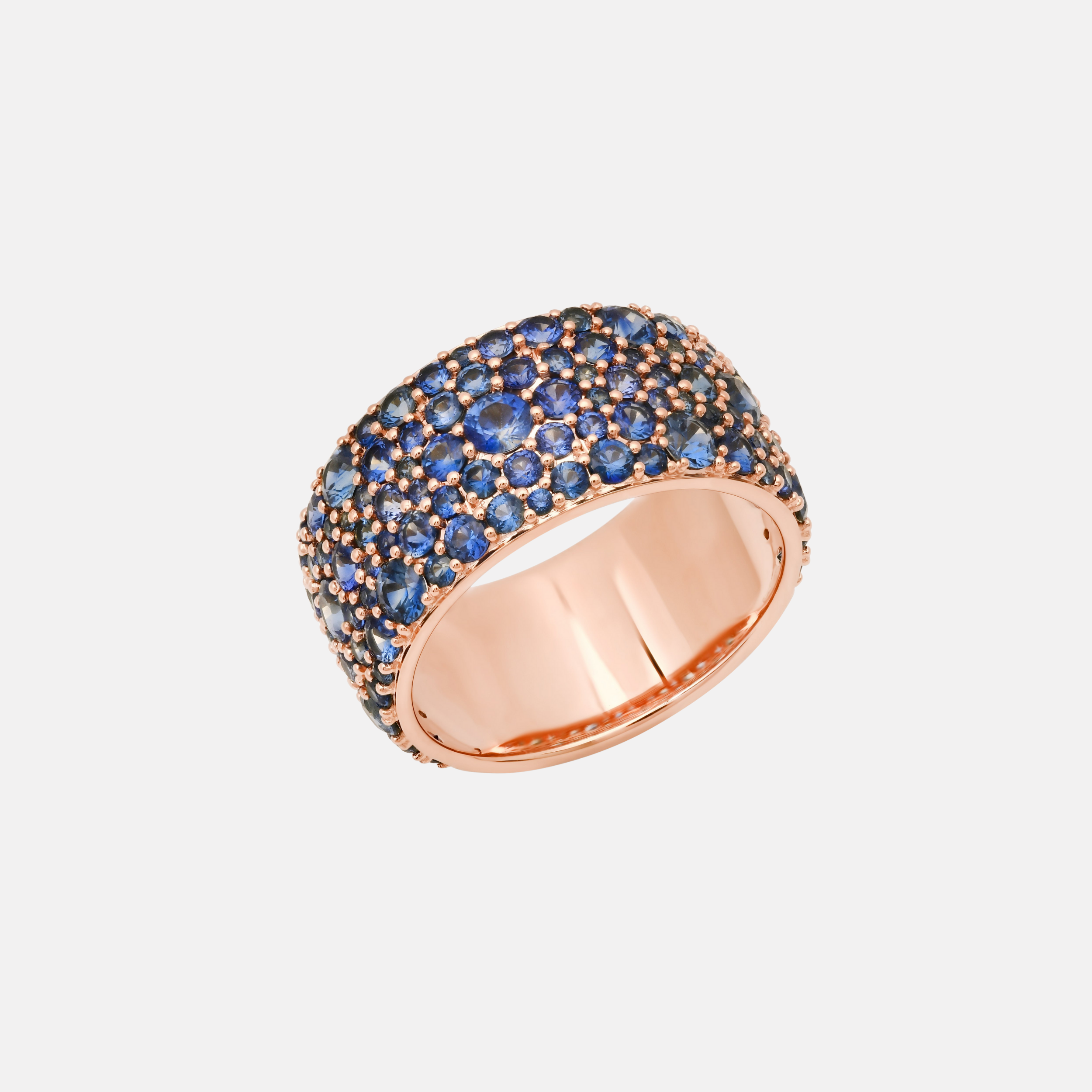 Sapphire Cigar Band by Eriness - At Present Jewelry