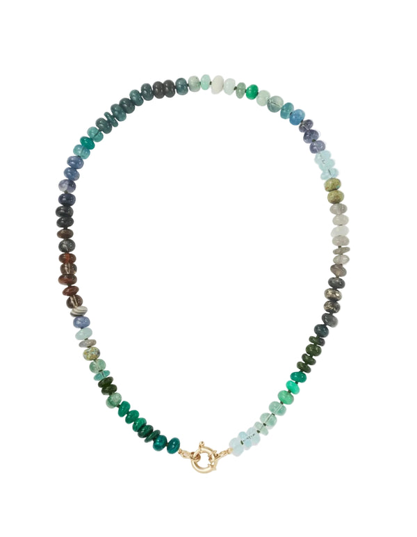 Camo Gemstone Necklace by Encirkled Jewelry - At Present Jewelry